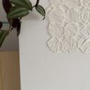 Wycinanka Biała Abstrakcja ręcznie wykonana