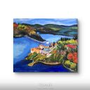 Niedzica Pieniny - obraz akrylowy na płótnie 50x40 cm, gotowy do zawieszenia