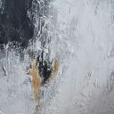 Tierra del Glacies 3 - abstrakcja na płótnie 90x120 cm, ręcznie malowana