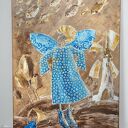 Obraz giclee Wąż kryje się w trawie na płótnie Canvas