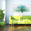 Obraz drukowany na płótnie z kolorowym abstrakcyjnym drzewem 147x60 cm
