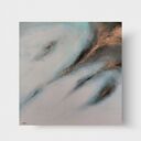 ABSTRAKCJA ZE ZŁOTEM - obraz akrylowy formatu 90/90 cm