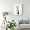 50X70 cm wykonany ręcznie, plakat, abstrakcja, elegancki minimalizm, obraz