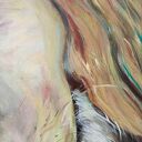 Obraz ręcznie malowany na płótnie - Sleeping Lion (30x40x2) - gotowy do zawieszenia