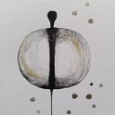 Trzy akwarele „Postacie” 24x18 cm - komplet sygnowanych prac