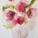 Kwiaty - akwarela 32x24 cm