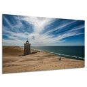 Obraz na ścianę biuro PLAŻA 13 latarnia morska morze wydmy 120x80