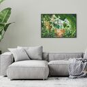 Botaniczna szklarnia - oryginalna akwarela 43x61 cm