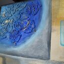 Ostatni ogród - abstrakcyjny obraz akrylowy 100x80 cm