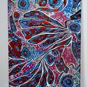 Natrętne marzenia - obraz abstrakcyjny giclee na płótnie Canvas