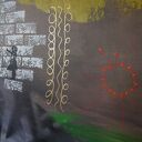 Intuicyjnie 6 - abstrakcyjny obraz na płótnie 110x100 cm