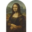 Samoprzylepna tapeta Mona Lisa w formie eleganckiego portalu