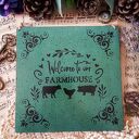 Dekoracyjny obrazek decoupage Lawenda 20x20 cm w stylu prowansalskim