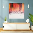 FLUO 80x80 cm Akryl na płótnie Abstrakcja do salonu