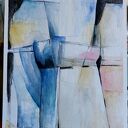 Abstrakcja - akwarela 32 x 24 cm Paulina Lebida