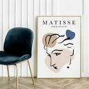 Plakat obraz Matisse Face B2 - 50x70 cm (Hogstudio)