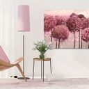 Obraz do salonu drukowany na płótnie z kwiatami, KWIATY HORTENSJI 120x80cm