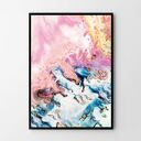 Plakat obraz abstrakcja niebo B2 - 50x70 cm