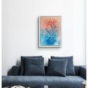 Struktury - Przeciążenie: obraz strukturalny z fakturą do salonu i sypialni (50 x 70 cm)