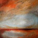 Abstrakcyjny obraz akrylowy 60x50 cm - gotowy do zawieszenia
