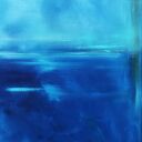 obraz olejny - Błękit paryski XV (oprawiony w ramę)