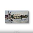 Obraz „Kraków Rynek” - ręcznie malowany, gotowy do zawieszenia 30x50 cm