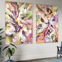 Zestaw obrazów ręcznie malowanych 100x140 cm