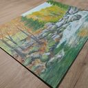Tryptyk jesienny - ręcznie malowane obrazy akrylowe z ramami 3x40x30 cm