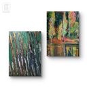 Kompozycja jesienna - obraz akrylowy 50x40 na płótnie