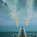 Komunia II - surrealizm w realizmie magicznym, ręcznie malowany obraz akrylowy 60x80 cm