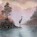 W porannej mgiełce, Akwarela A4