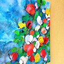Amore farfalle - obraz motyle wiosenny pejzaż akrylowy 40x50 cm