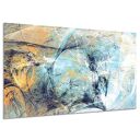 Obraz glamour sypialnia canvas ABSTRAKCJA 2 turkus złoto 120x80 AleObrazy