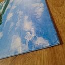 PEJZAŻ AKRYLOWY RĘCZNIE MALOWANY NA PŁÓTNIE "SZEPT PRZYPŁYWU" - 30x24cm (darmowa dostawa)