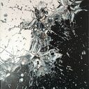 Chaos 50x80 - abstrakcyjny obraz akryl na płótnie (czerń i biel)