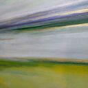 Letni Poranek - obraz akrylowy 50x50 cm na płótnie, gotowy do powieszenia
