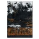 Tierra el Fuego, obraz abstrakcyjny nowoczesna do salonu