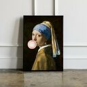 Nowoczesny plakat obraz Portret z balonem 61x91 cm Hogstudio
