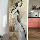 Beauty - elegancki obraz kobiety na płótnie 160x60 cm