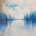 MORZE - obraz akrylowy 30x30 cm (kwadrat) gotowy do zawieszenia
