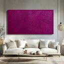 Reliefy ścienne na płótnie 80x160 cm w kolorze biskupim (RAL -4006)