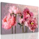 Obraz drukowany na płótnie kwiaty różowe piwonie 120x80cm 03169