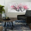 Kwitnąca magnolia - obraz drukowany na płótnie 147x60 cm