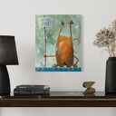 Dzień jogi. Giclee