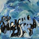 Obraz akrylowy na plotnie Icebreakers 2, 24x30x1 cm