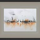 Żurawie ścieżki - akwarela 24x32 cm (oryginał)