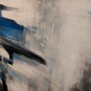 Abstrakcja akrylowa 100 x 100 cm - kwadrat Paulina Lebida