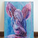 Anioł zapomnianych pieśni - obraz giclee na płótnie Canvas do Twojego domu