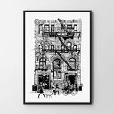 Plakat obraz Avenue 30x40 cm