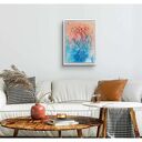 Struktury - Przeciążenie: obraz strukturalny z fakturą do salonu i sypialni (50 x 70 cm)